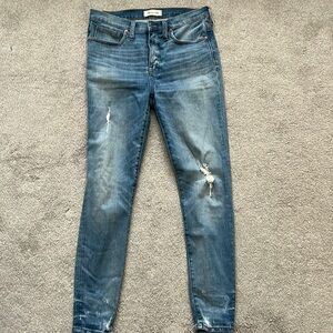 Madewell high rise skinny jeans